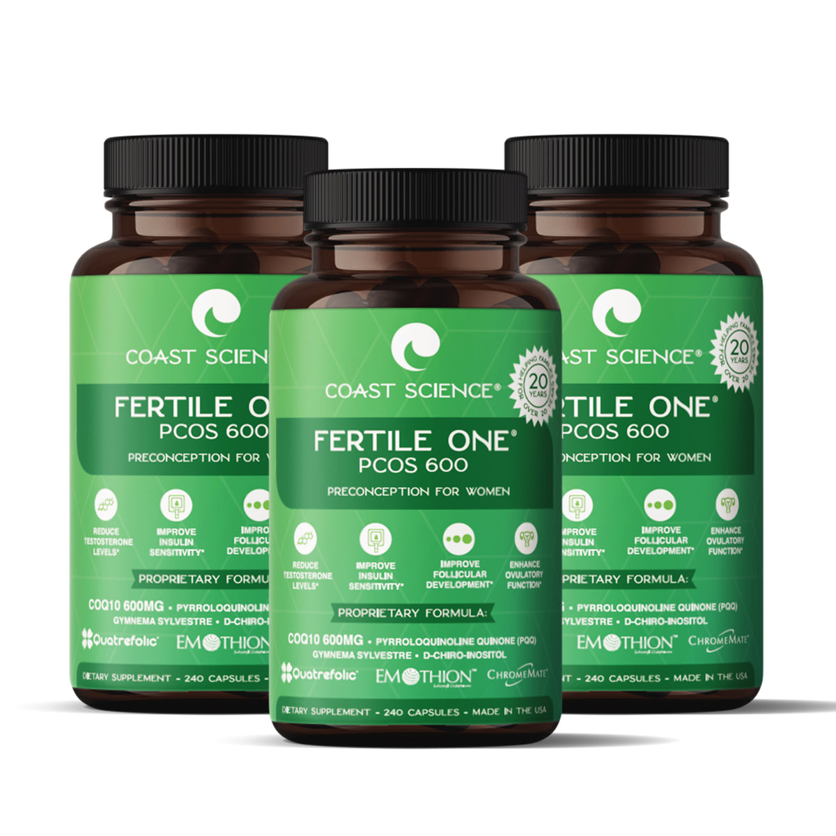 Coast Science Women's PCOS 600 Preconception